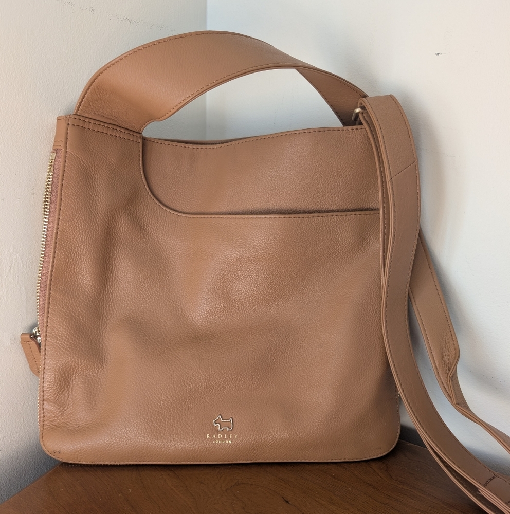 Radley London Camel Leather Shoulder Bag